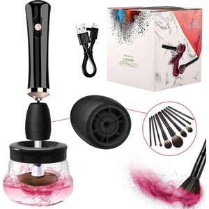 Oplaadbare Elektrische Make-up Kwastenreiniger - Professioneel Draaiend Gereedschap met 3 Verstelbare Snelheden - Sneldrogende Machine voor Alle Maten Kwasten - All-in-One Diepe Reiniging