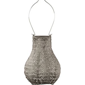 Lumiz solar lampion Lace taupe D 16 H 20 cm