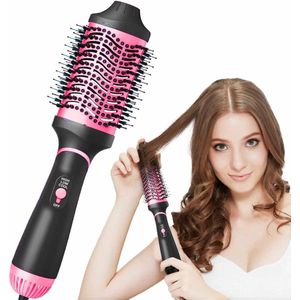 Föhnborstel - Haardroger - Warme luchtborstel - Afneembaar föhnborstel voor het drogen - Volumiseren - Glad maken - Krullen - Negatieve ion - Heteluchtborstel vermindert kroezen - Antistatisch