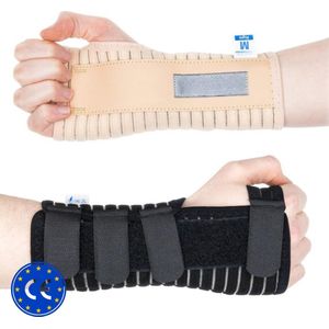 Verlichtende Polsbrace met Spalk Maat L: Ademende Ondersteuning voor Polsklachten en Carpaal Tunnelsyndroom!