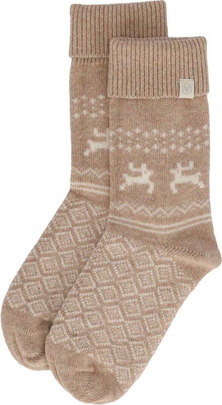 Apollo - Dames - Huissokken - Multicolor - 65% Wol, 33% Polyacryl, 1% Polyester, 1% Elastaan