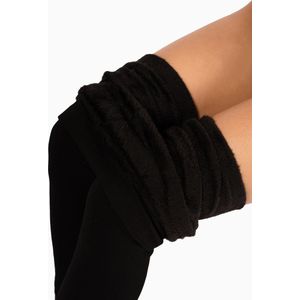 Sarlini Dames Lounge Legging Met Fleece Voering Zwart