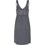 By Louise - Negligé Nachtjurkje - Zwart - Bamboe Viscose Mix