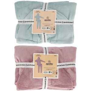 Apollo - Huispak - Roze - Fleece - Loungeset