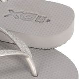 XQ Dames Teenslippers Glitters Zwart - Maat 37