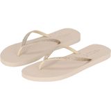 XQ - Dames Teenslippers - Beige - Glitters