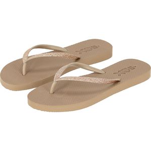 XQ - Teenslippers - Taupe - Glitters