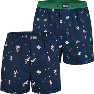 Happy Shorts - Boxershorts - Multicolor - 100% Katoen - Set van 2