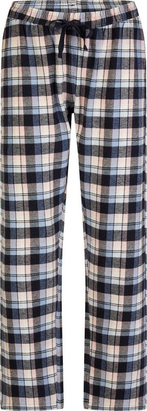 By Louise - Pyjamabroek - Grijs/Roze - Geruit - Flanel