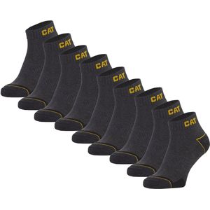 CAT - Enkelsokken - Antraciet - 9-paar - Korte Werksokken