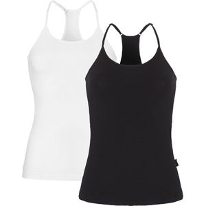 O'Neill - Dames Racerback Top - Wit/Zwart - 2-Pack