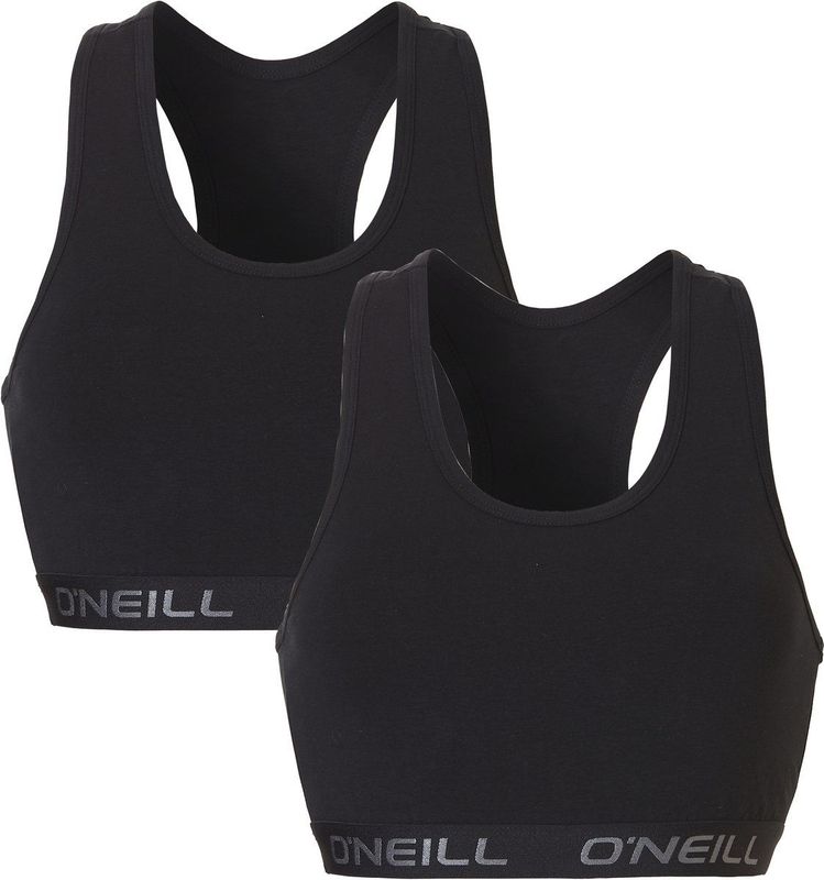 O'Neill - Dames Short Top - Zwart - 2-Pack