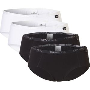 O'Neill Dames hipsters 4-pack wit/zwart