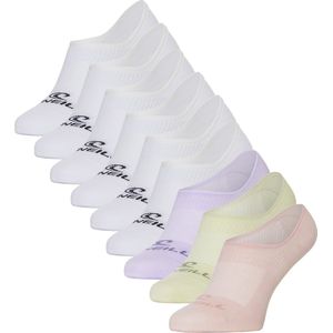 O'Neill - Footies - Sokken - Wit/Zwart - 9-Pack, No Show Design, Lichtgewicht, Stretchy Jersey