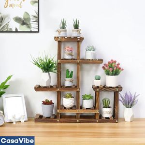 Plantenrek – Plantentafel – Plantenstandaard / Plantenhouder – Voor Binnen en Buiten - Grenen Hout