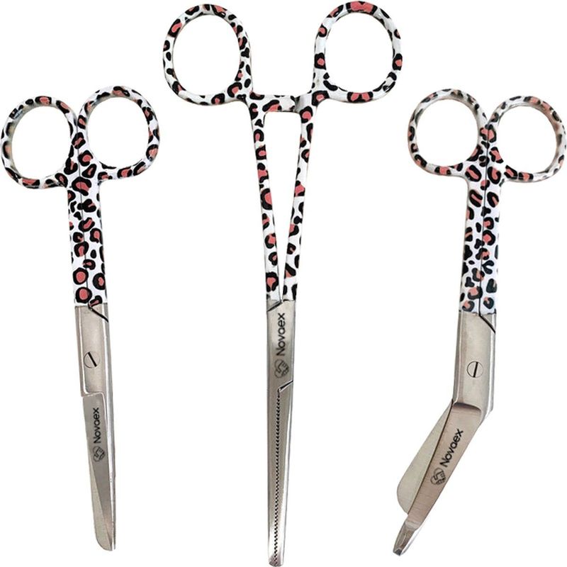 Novaex - Pink Panther - Scharenset - Roze - Metaal - 3 Stuks