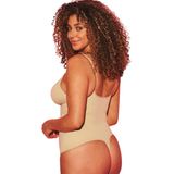 NIKKIE medium corrigerende stringbody beige