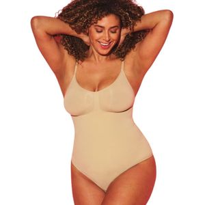 NIKKIE medium corrigerende stringbody beige