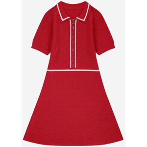NIK&NIK - Jerseyjurk - Rood - Viscose/Polyamide