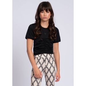 NIK&NIK - T-shirt - Zwart - Korte Mouw - Ronde Hals