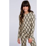 NIK&NIK Longsleeve Beige - Minimalistisch Design voor Meisjes