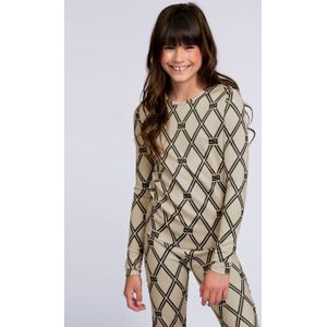 NIK&NIK Longsleeve Beige - Minimalistisch Design voor Meisjes