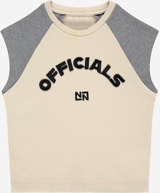 NIK&NIK - Top - Meisjes - Katoen - Ronde Hals - Kapmouwtjes