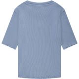 NIK & NIK Trui Blauw - Ronde Halslijn - Sylvia Rib Top