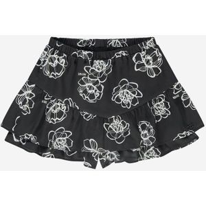 Nik&Nik zomer skort meisjes - zwart - Rose