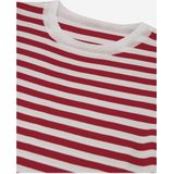 NIK&NIK - T-shirt - Rood/Wit - Meisjes - Half-lange Mouwen