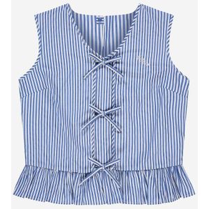 Nik&Nik - Aava - Zomer Top - Blauw / Off Wit