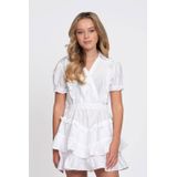 NIK&NIK - A-lijn Jurk - Roze - Katoen/Polyamide