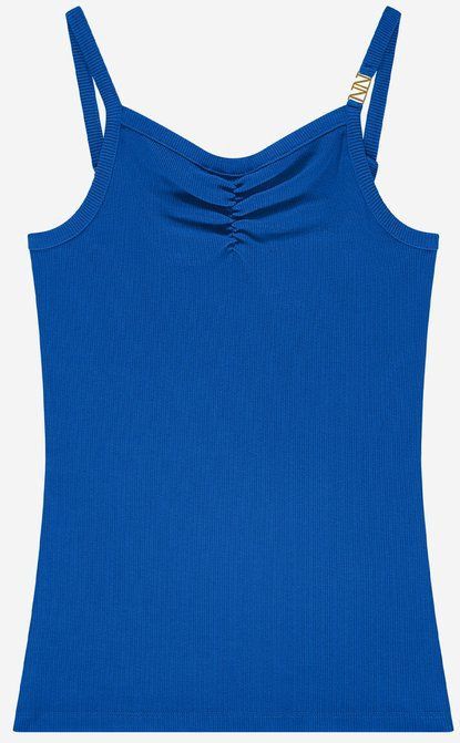 NIK&NIK - Spaghettitop - Blauw - Katoen met Elastaan