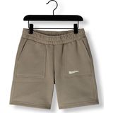 Nik & Nik Rocco Sweatshorts Broeken Jongens - Taupe - Maat 140