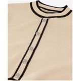 NIK&NIK - A-lijn Jurk - Korte Mouwen - Ronde Hals - Contrasterende Bies