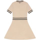 NIK&NIK - A-lijn Jurk - Korte Mouwen - Ronde Hals - Contrasterende Bies
