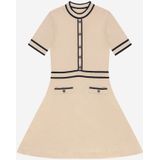 NIK&NIK - A-lijn Jurk - Korte Mouwen - Ronde Hals - Contrasterende Bies