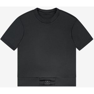 NIK&NIK - T-shirt - Zwart - Katoen - Aansluitende Pasvorm