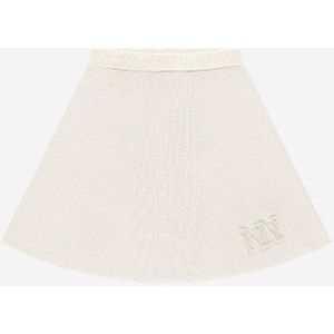 NIK&NIK - Korte Rok - Wit - Fijn Gebreid