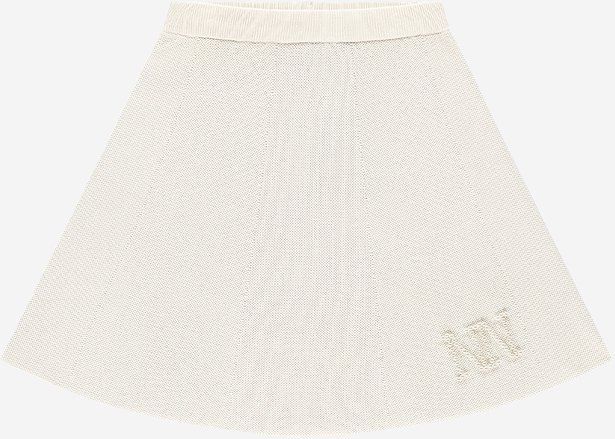 NIK&NIK - Korte Rok - Wit - Fijn Gebreid