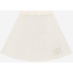 NIK&NIK - Korte Rok - Wit - Fijn Gebreid