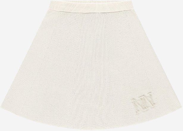 NIK&NIK - Korte Rok - Wit - Fijn Gebreid