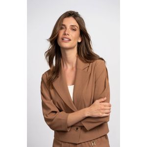 Fifth House - Cropped Blazer - Camel
