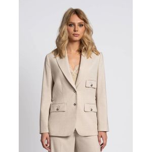 Juliete Blazer - Camel/Gold Melange 34