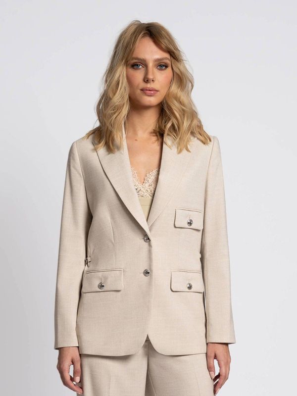 Juliete Blazer - Camel/Gold Melange 34