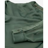 Fifth House - Top - Groen - Lange Mouwen - Knoopsluiting