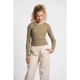 NIK&NIK - Casual Broek - Beige - Rechtvallend