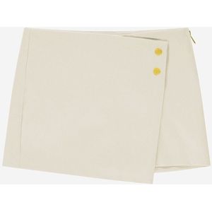 NIK&NIK - Skort - Beige - Polyester - Asymmetrisch Ontwerp