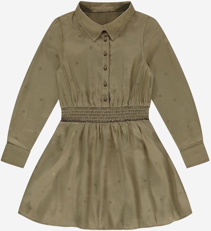 Nik&Nik winter jurk meisjes - groen - Rihanna