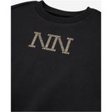 Nik & Nik - Stud Sweatshirt - Bruin - Hoodie - Meisjes